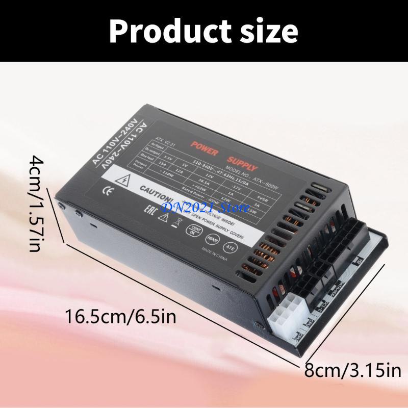 Flex Atx Power Supply 600W 1U - f3ke cooling fan 600w flexs แหล่งจ่ายไฟ