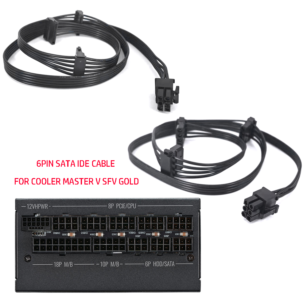 6PIN PCIE ถึง 3 * SATA Molex I - Sfx Modular Power Supply 850W Gold บทวิจารณ์และราคา