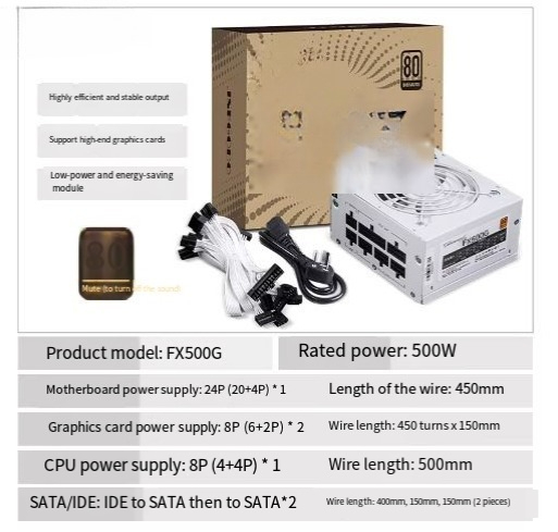 พาวเวอร์ซัพพลายแบบโมดูลาร์เต็ม - 850W Sfx Power Supply 80 Plus Gold บทวิจารณ์และราคา